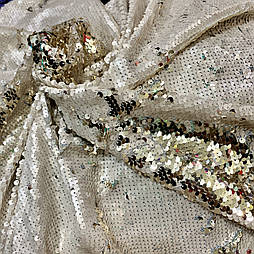 Паєтки Двосторонні Крем Золото