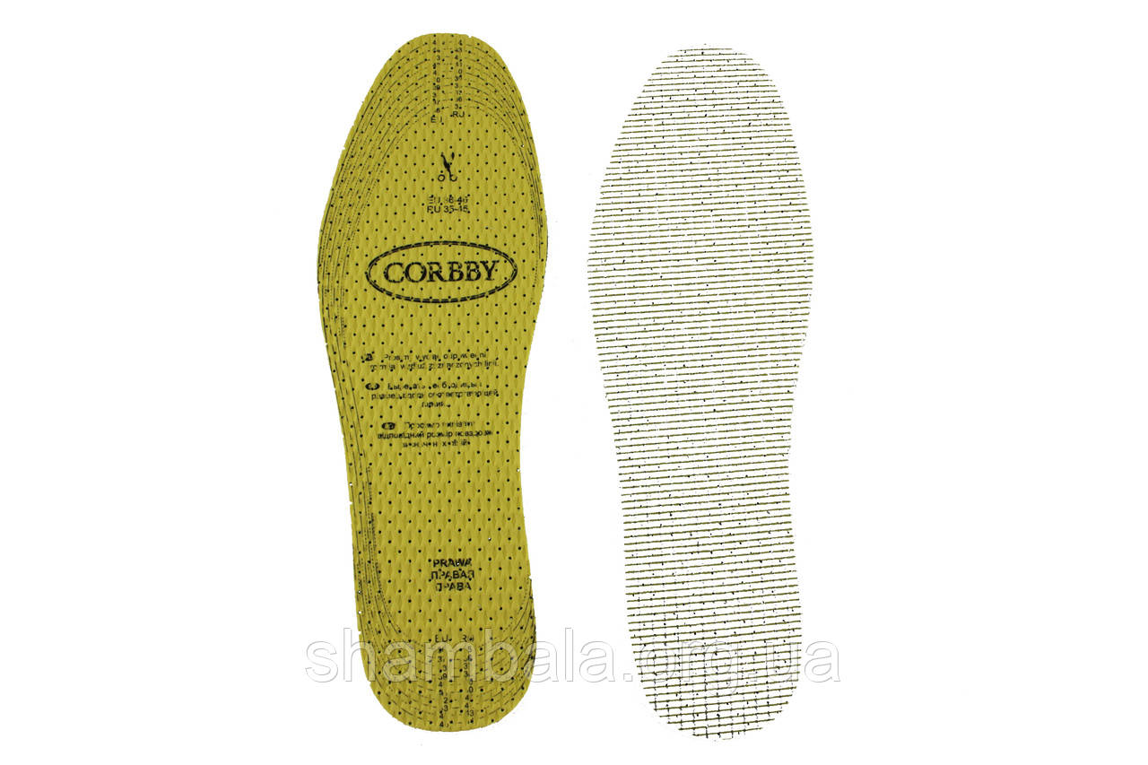 Устілки для взуття ароматизовані Corbby Latex Aromat (обрізні) (089119)