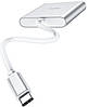 Концентратор USB Hub Hoco HB14 Type-C на USB 3.0 / HDMI / Type-C PD - Silver, фото 4