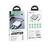 Концентратор USB Hub Hoco HB14 Type-C на USB 3.0 / HDMI / Type-C PD - Silver, фото 6