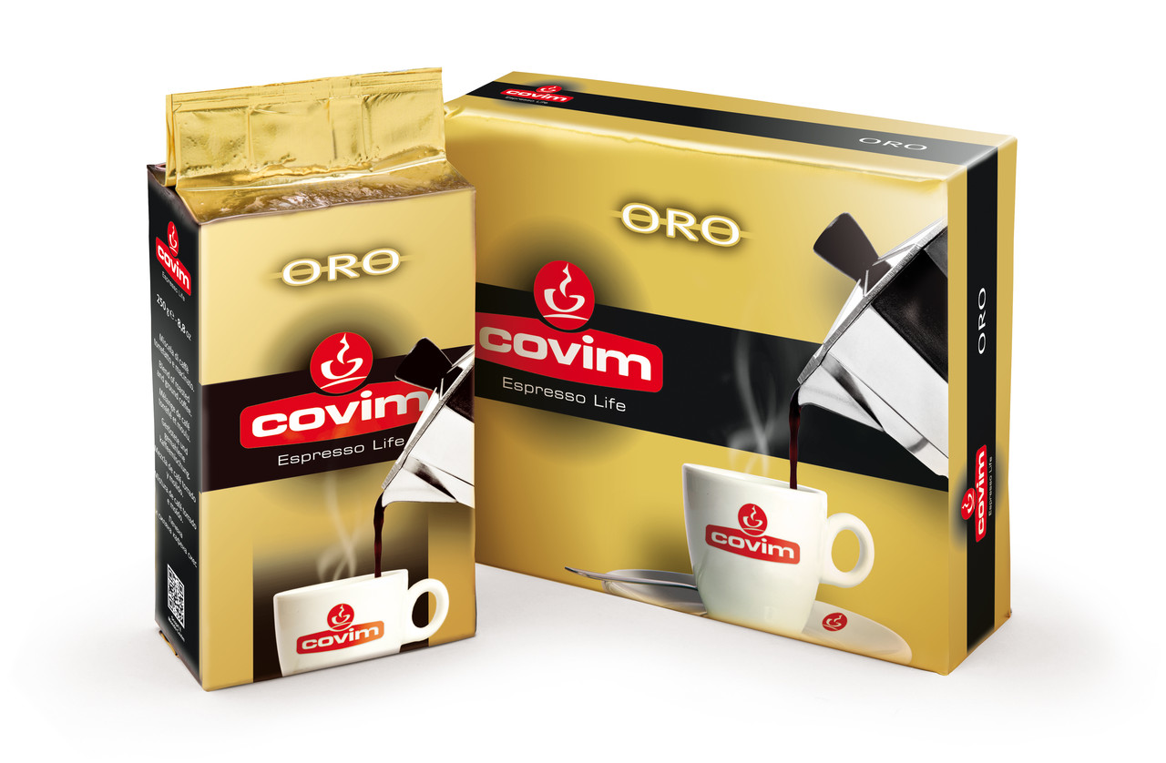 Кава мелена COVIM Oro 50% Arabica/ 50% Robusta , 250 грам. Італія