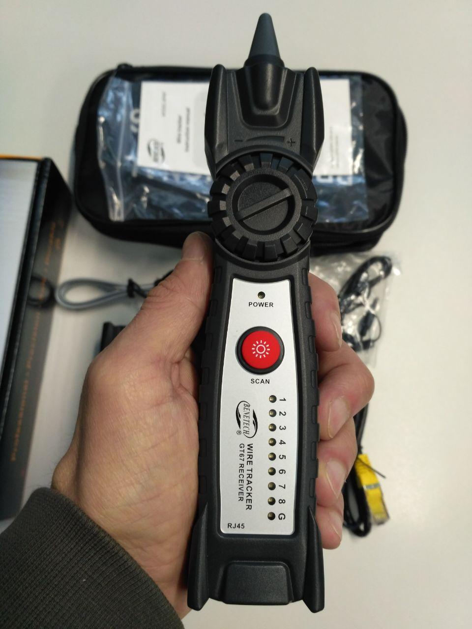 LAN тестер кабелю RJ45 RJ11 BENETECH GT67