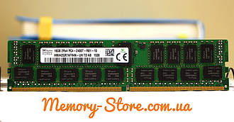 Оперативна пам'ять для сервера/ПК DDR4 16GB PC19200 (2400MHz) DIMM ECC Reg CL17, Hynix HMA42GR7AFR4N-UH