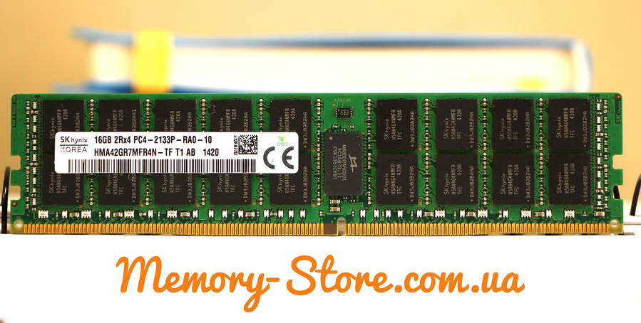 Оперативна пам'ять для сервера/ПК DDR4 16GB PC3-17000 (2133MHz) DIMM ECC Reg CL15, Hynix, HMA42GR7MFR4N-TF, фото 2