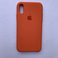 Чехол Silicone Case для Apple iPhone X, XS Apricot Orange