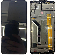 Дисплей модуль тачскрин Asus ZenFone Max Pro M2 ZB631KL черный в рамке