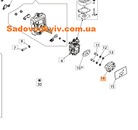 Изолятор карбюратора для мотокосы Oleo-Mac BCH 25 T (61460053BR)