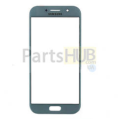 Скло дисплея Samsung Galaxy A5 2017 A520F блакитне