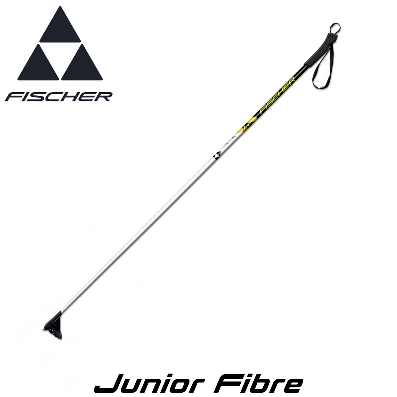 Дитячі лижні палиці для бігових лиж FISCHER Junior Fibre