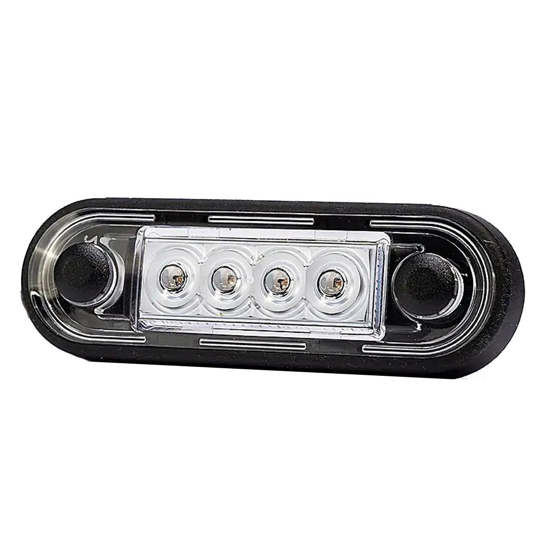 Габаритний ліхтар для вантажівок LED червоний (Fristom), фото 1