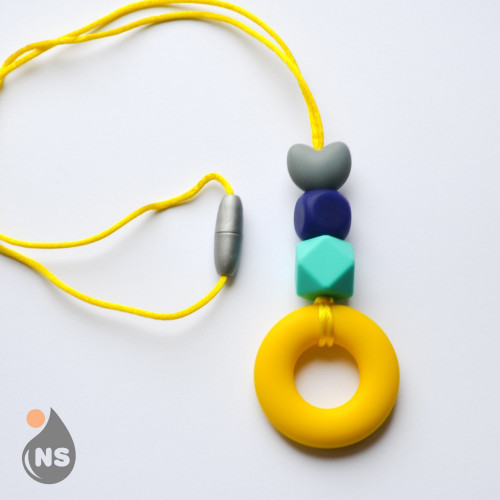 Силіконовий слінгокулон mini Nashsling - Жовте кільце - фото 1 - id-p1287077149
