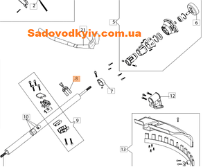 Кріплення ременя для мотокоси Oleo-Mac BCH 25 T (BF000013R)