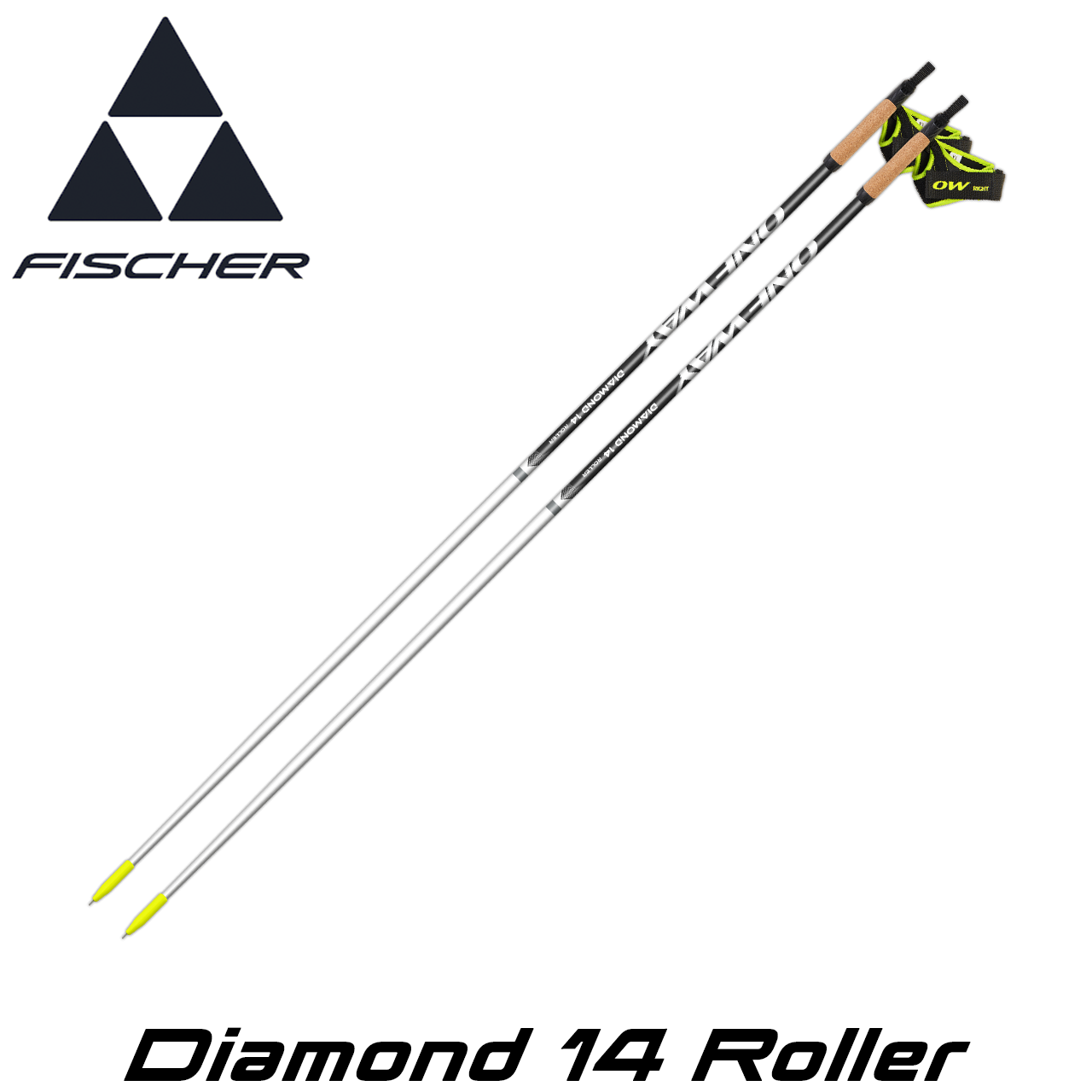Палиці для бігових лиж FISCHER Diamond 14 Roller