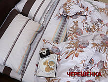 Сімейний набір бавовняного постільної білизни з Бязі "Gold" №152814AB Черешенка™, фото 6