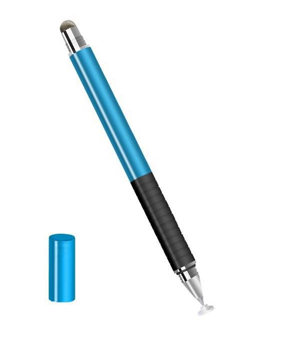 Стилус ручка Pencil 2 в 1 металевий для малювання на смартфонів і планшетів