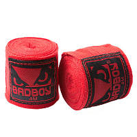 Бинт боксерський 4м BadBoy BB-BB4 , Червоний