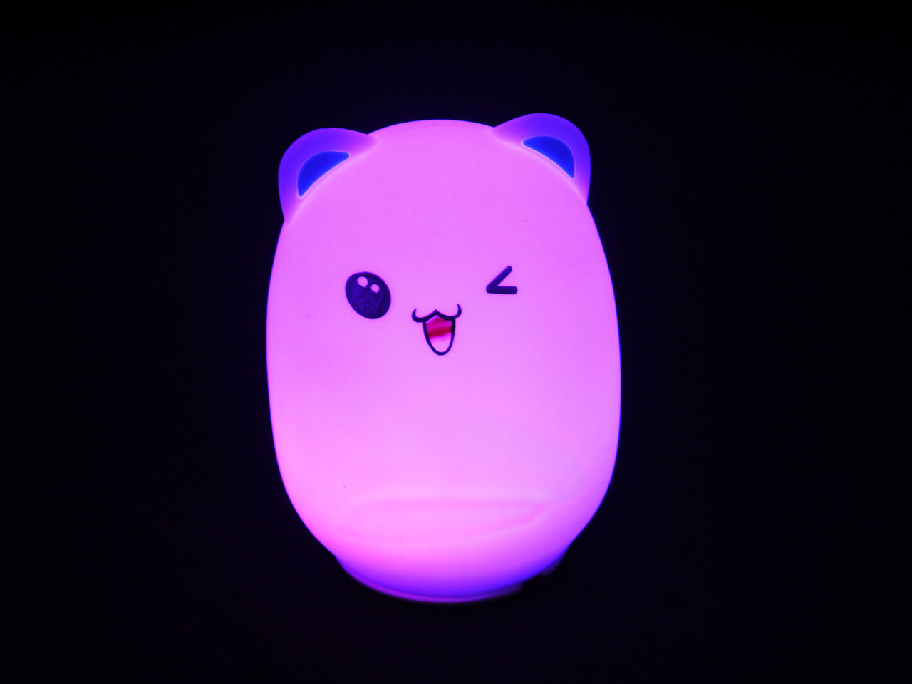 Ночной светильник силиконовый Котик Light Cat c аккумулятором - фото 6 - id-p1287091440