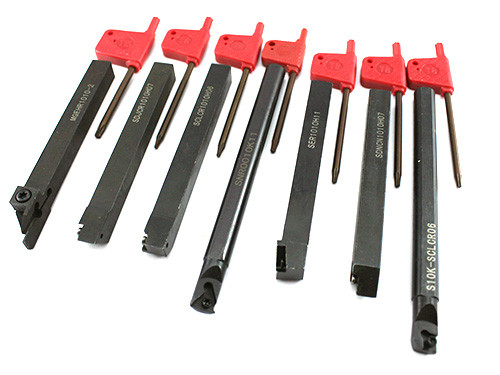 Токарні державки, різці 7шт 10мм для токарного верстата, фото 1