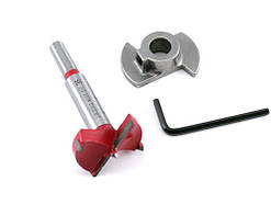 Свердло фреза Форстнера 35мм по дереву з обмежувачем глибини