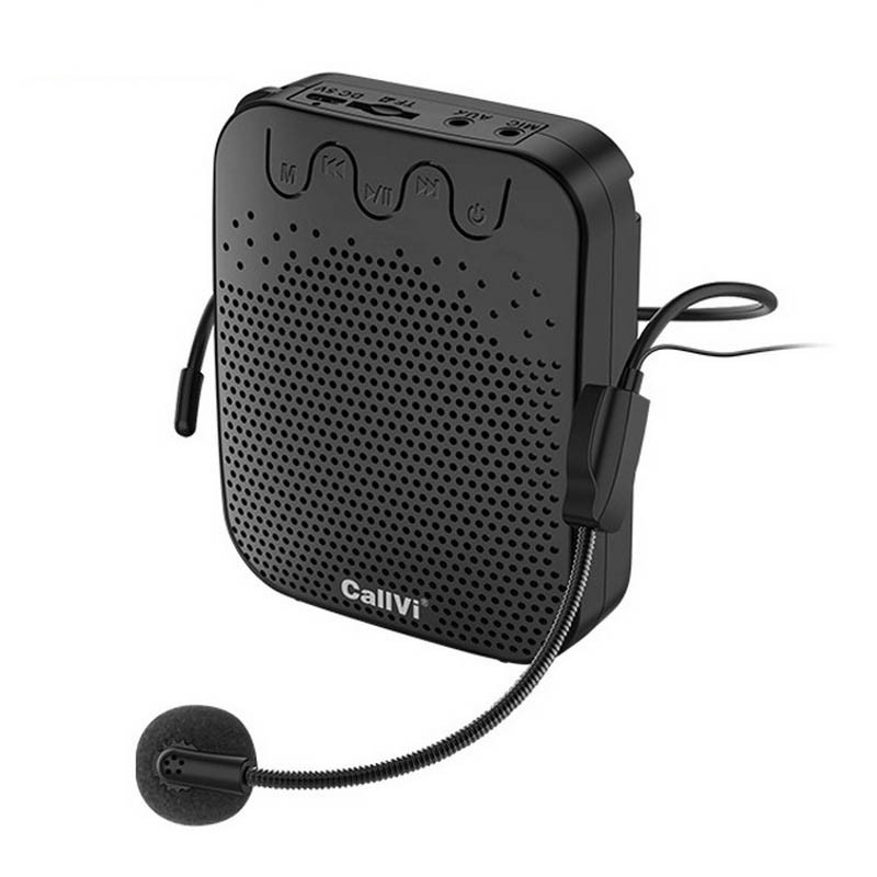 Підсилювач голосу гучномовець Callvi чорний (CV307-BL)