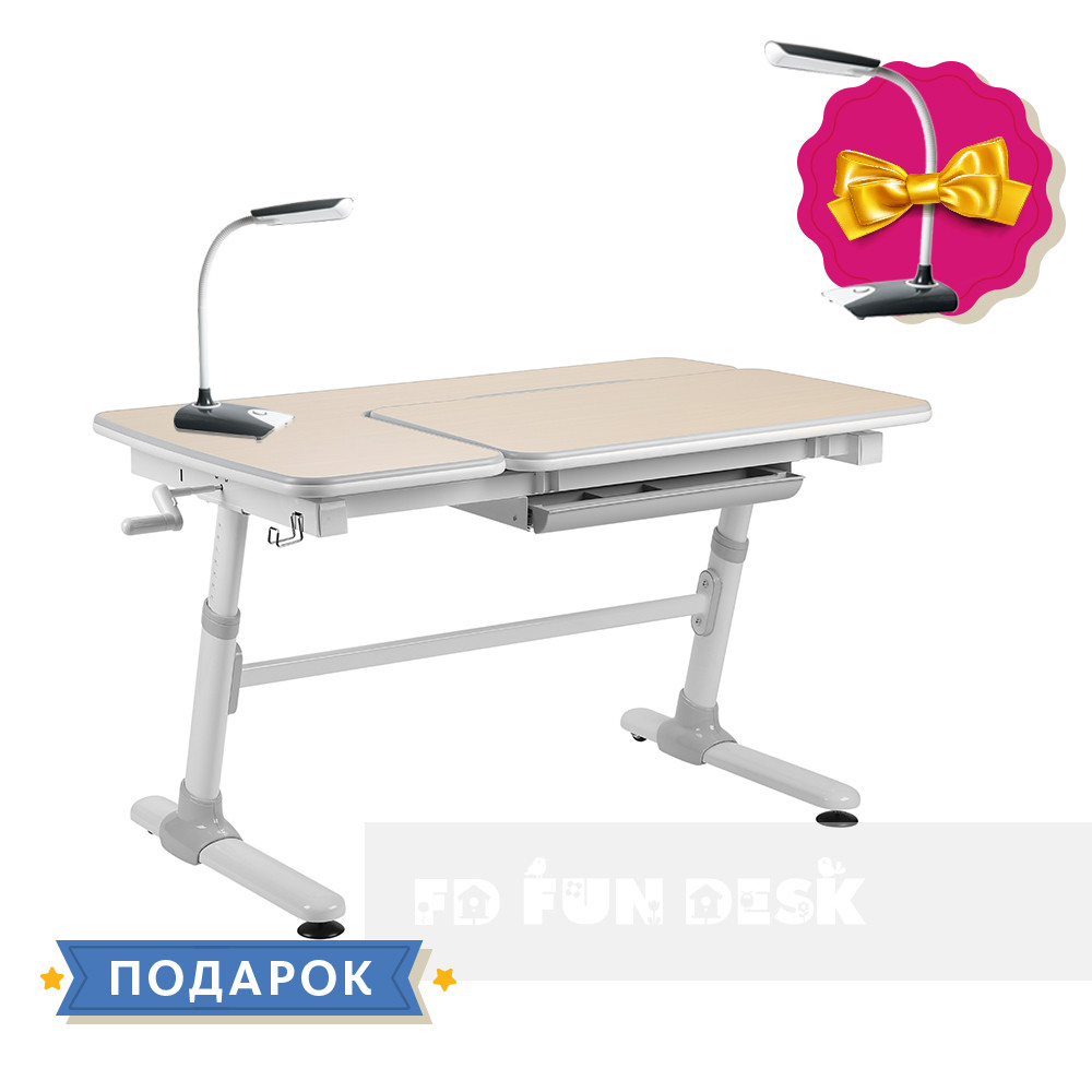 Учнівський стіл-трансформер FunDesk Invito Grey