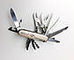 Подарунок для чоловіка "Чоловічий підхід": ніж-мультитул і фляга з неіржавіючої сталі, фото 5