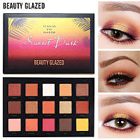 BEAUTY GLAZED палитра теней для век 15 цветов