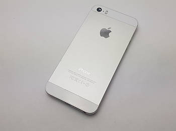 Задня кришка apple iphone 5s срібло сервісний оригінал з розборки