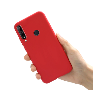 Чохол силіконовий для Huawei Y7p Red