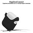 Силіконовий чохол для AirPods Promate VeilCase з карабіном Black (veilcase.black), фото 2