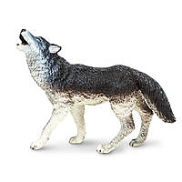 Фігурка Safari Ltd Звичайний Сірий Вовк, 9,69*2,9*7,1 см, "Лісові тварини", 273829