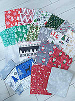 Новорічна декоративна подушка тканина бязь в ялинки, фото 10