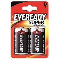 Батарейка солевая EVEREADY Heavy Duty D/R20 (2шт)