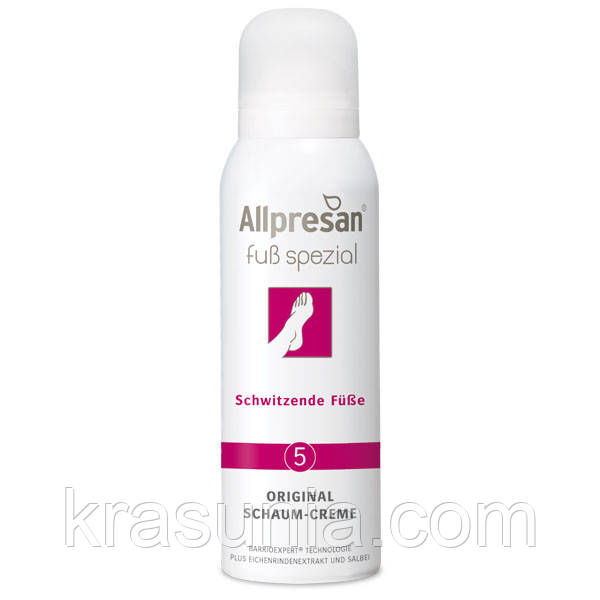 Крем-піна для стоп при підвищеній пітливості AllPresan №5, фото 1