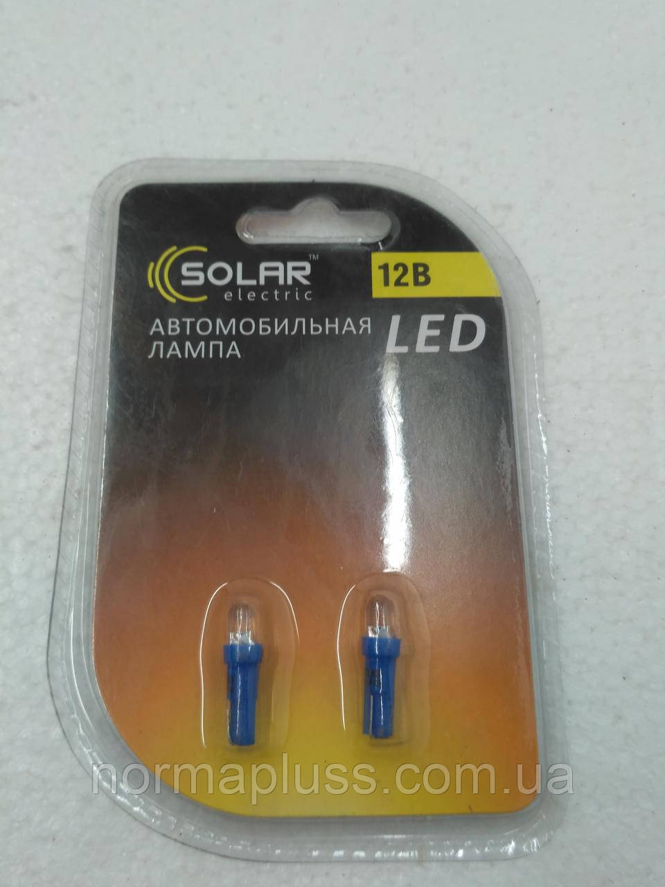 Лампочки 1 LED безцокольні маленькі сині 12V