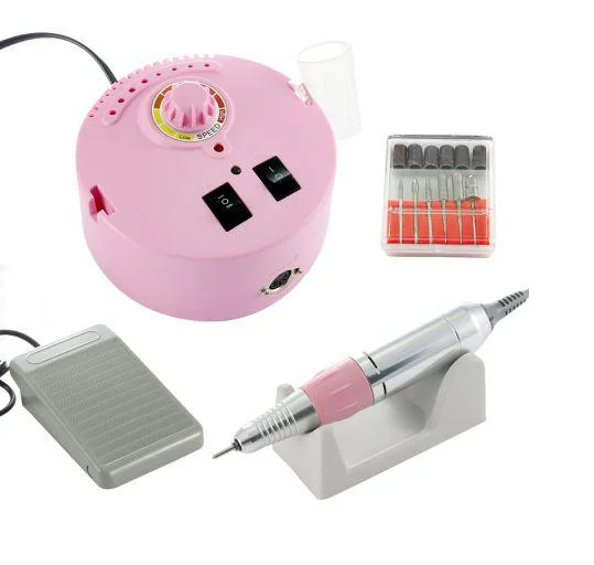 Фрезер для манікюру та педикюру Nail Master ZS-605 65Вт. 35000 об./хв. Рожевий, фото 1