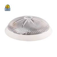 Світильник стельовий ERKA 1149D прозорий/білий з датчиком руху