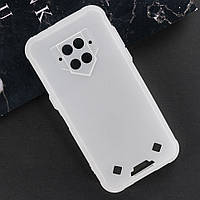 Силіконова накладка (бампер) для смартфона Blackview BV9800 Матовий Білий