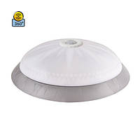 Світильник стельовий ERKA 1149D матовий/срібло з датчиком руху