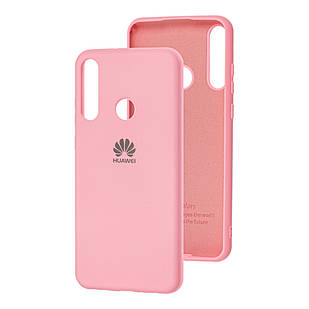 Чохол Silicone Case Full для Huawei Y7p Pink