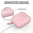 Силіконовий чохол для AirPods Promate PodKit з магнітним ремінцем Pink (Уцінка) (ch_podkit.pink), фото 7