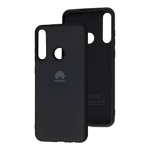 Чохол Silicone Case Full для Huawei Y7p Black