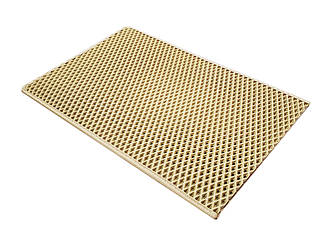 Килимок під котячий лоток "ЕВАМУР" Eva-Line 60*40 см Бежевий з невеликим дефектом (уцінка)