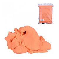 Кінетичний пісок у вакуумному пакеті, оранжевого кольору, 500 грам