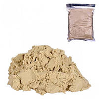 Кинетический песок в вакуумном пакете, коричневого цвета, 500 грамм