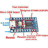 Плата STM8S103F3P6, фото 5