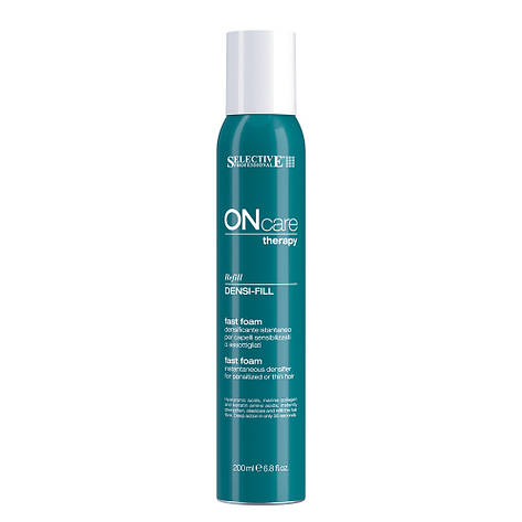 Піна для пошкодженого та тонкого волосся SELECTIVE On Care Refill Densi-Fill Fast Foam — 200 мл, фото 1
