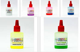 Комплект Флуоресцентних рідких неонових УФ барвників для епоксидної смоли ТМ Просто та легко, 20 г da