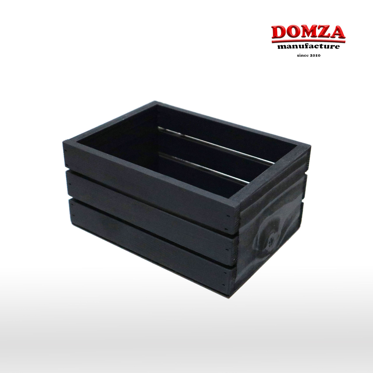 Ящик дерев'яний чорний, 20х13,5х10 см