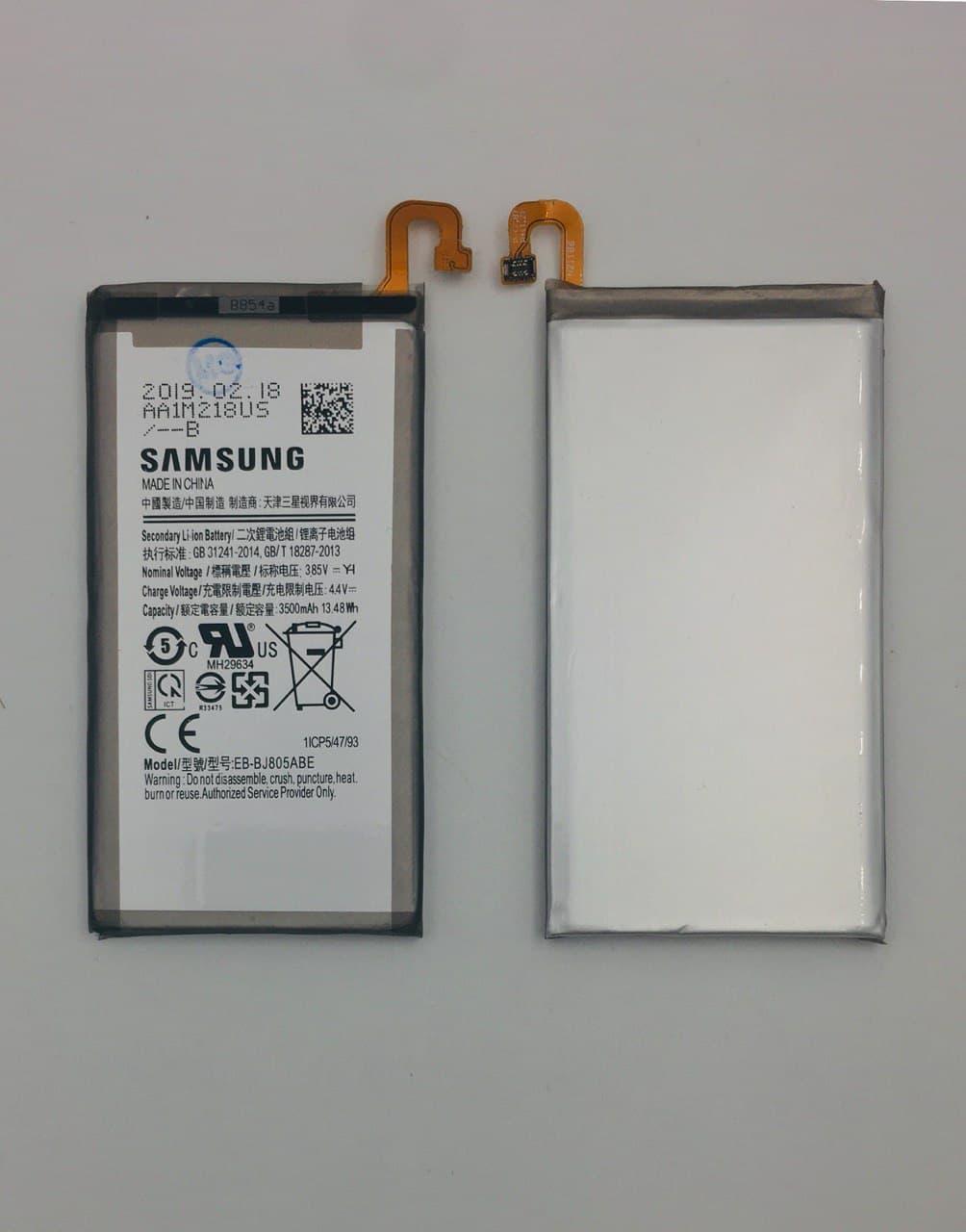 Акумулятор EB-BJ805ABE (Li-ion 3.85V 3500 mAh) для Samsung A6+ 2018/A605, фото 1